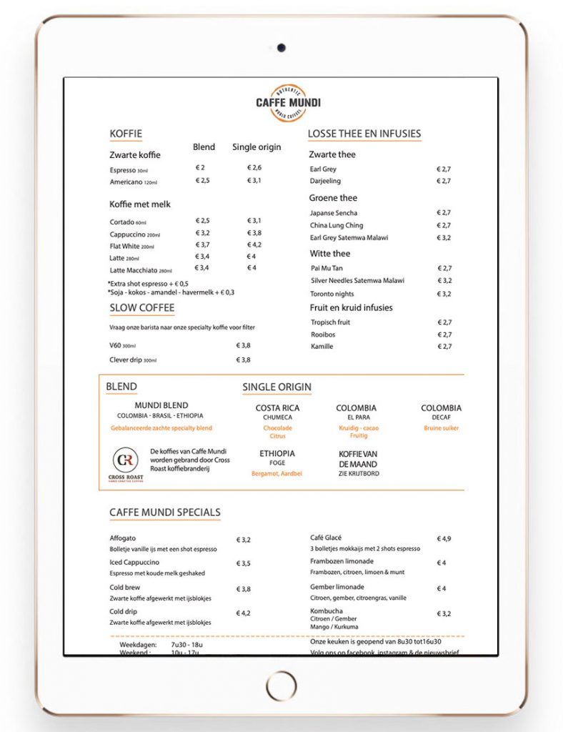 Espressobar Antwerpen | Caffe Mundi