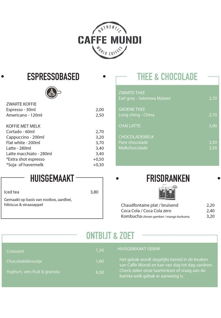Espressobar Antwerpen | Caffe Mundi
